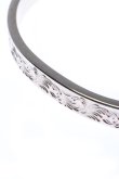 画像2: {SOLD}Taro Washimi タロウ ワシミ 鷲見太郎 Ｍ arabesque design 5mm bangle{-BCS} (2)