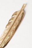 画像3: {SOLD}Taro Washimi タロウ ワシミ 鷲見太郎 L K18 arabesque flight feather 02{WT-202511_04-BEA} (3)