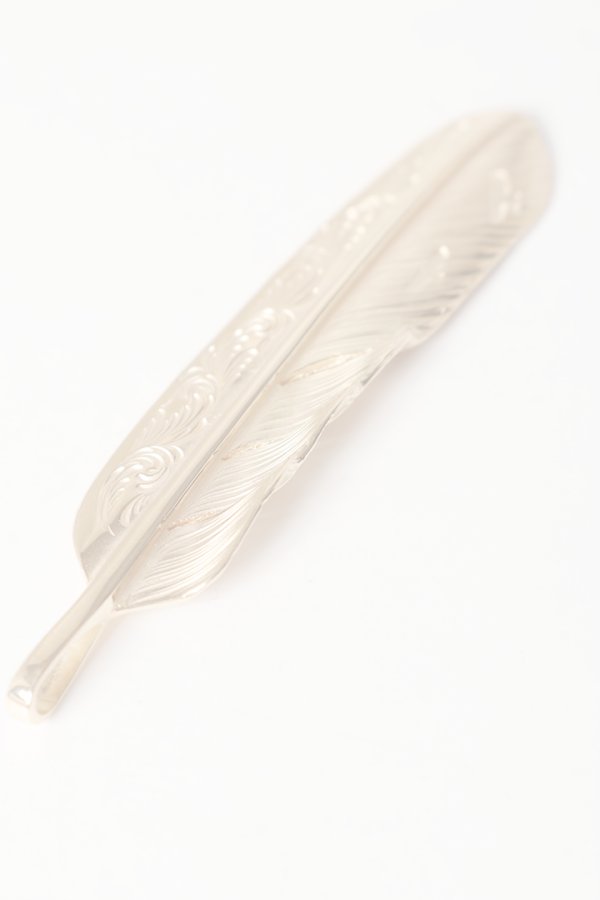 画像4:  {SOLD} Taro Washimi タロウ ワシミ 鷲見太郎 L K18 arabesque flight feather 02 {WT-202511_04-BEA}  :1AFFL02-YG-F  (4)