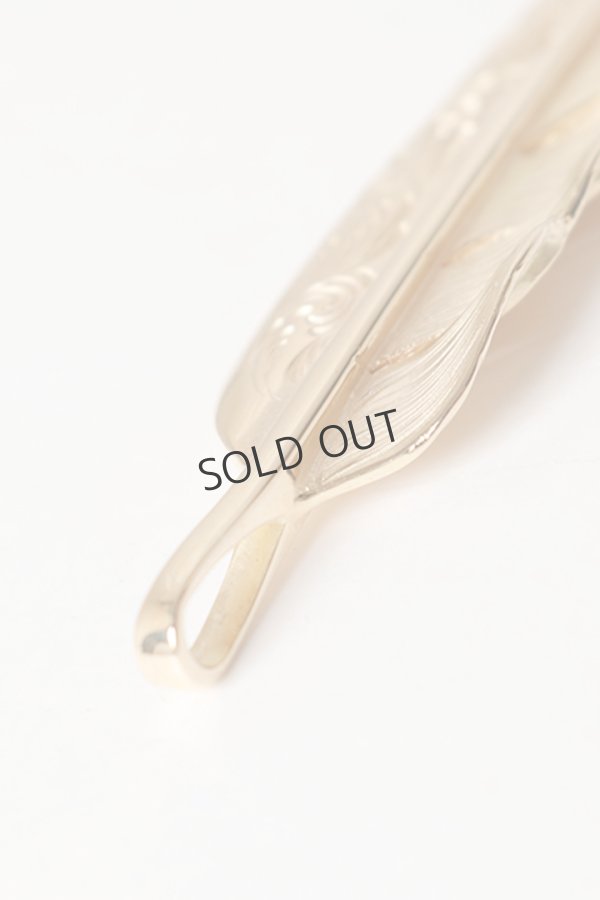 画像5: {SOLD}Taro Washimi タロウ ワシミ 鷲見太郎 L K18 arabesque flight feather 02{WT-202511_04-BEA} (5)