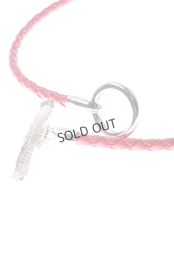 画像4: {SOLD}Taro Washimi タロウ ワシミ 鷲見太郎 eagle eg-05/925 RED Leather bracelet{-BCS} (4)
