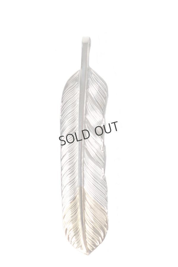 画像1: {SOLD}Taro Washimi タロウ ワシミ 鷲見太郎 L flight feather K18 top 01{-BES} (1)