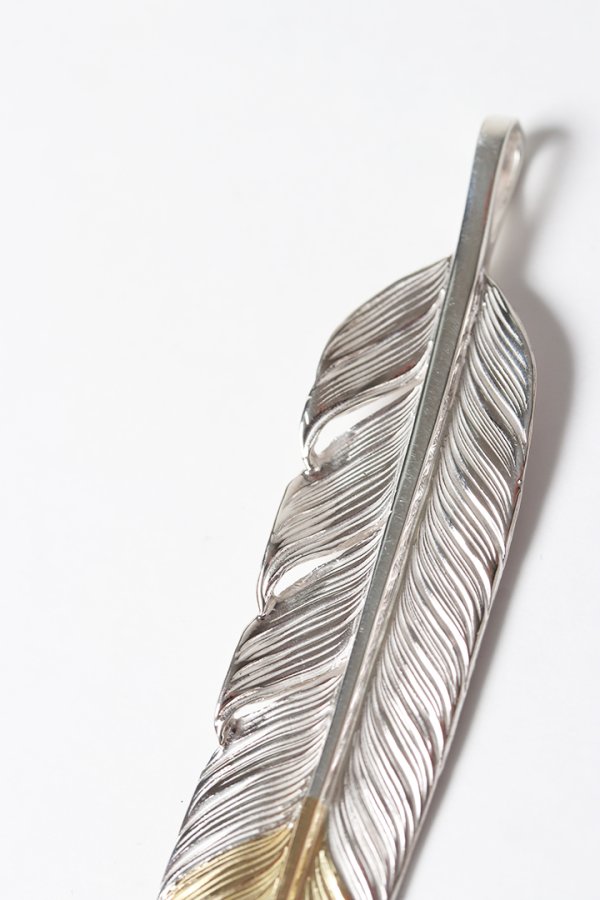 画像3: Taro Washimi タロウ ワシミ 鷲見太郎 L flight feather K18 top 02{-BES} (3)