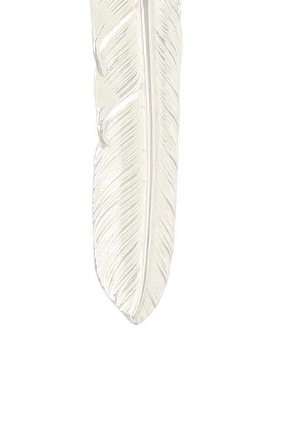 画像3:  {SOLD} Taro Washimi タロウ ワシミ 鷲見太郎 M K18 flight feather 02 {-BJA}  :1FFM02-YG-F  (3)