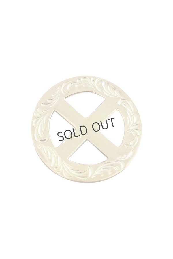 画像1: Taro Washimi タロウ ワシミ 鷲見太郎 K18 arabesque medicine wheel{-TEI} (1)