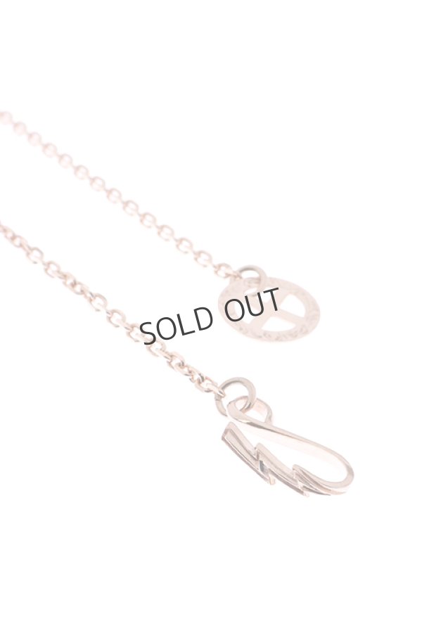 画像3: {SOLD}Taro Washimi タロウ ワシミ 鷲見太郎 all K18 PG thunder hook medicine wheel chain K 50cm{-BJS} (3)