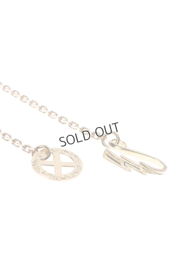 画像3: {SOLD}Taro Washimi タロウ ワシミ 鷲見太郎 all K18 thunder hook medicine wheel chain K 50cm{WT-PENDANT-8-BJS} (3)