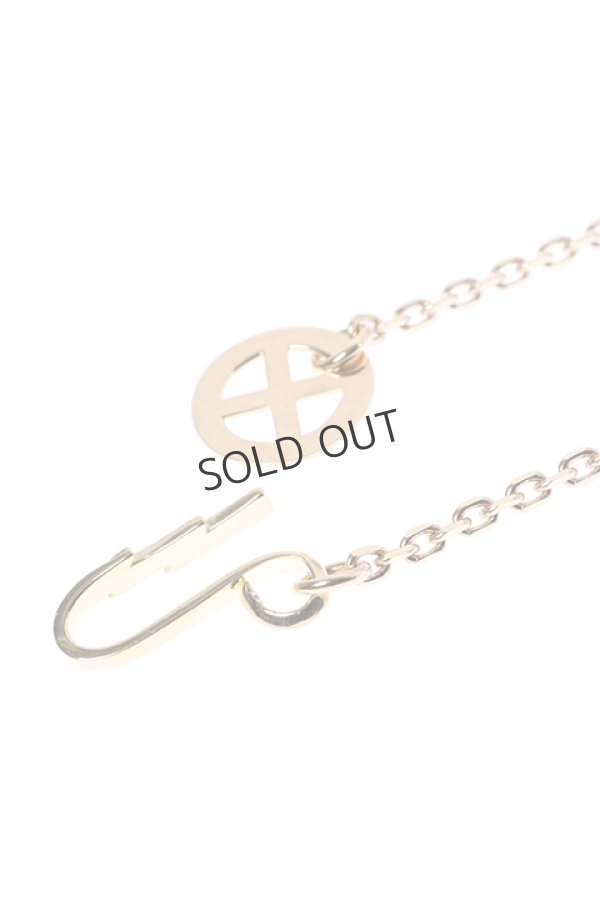 画像4: {SOLD}Taro Washimi タロウ ワシミ 鷲見太郎 all K18 thunder hook medicine wheel chain K 50cm{WT-PENDANT-8-BJS} (4)