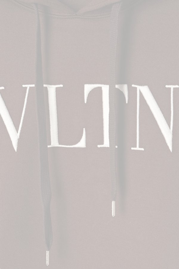 画像3:   Valentino ヴァレンティノ VLTNプリント フード付きスウェットシャツ {VMF14F8MB-BBA}  :1V3MF14F8MB-R53  (3)
