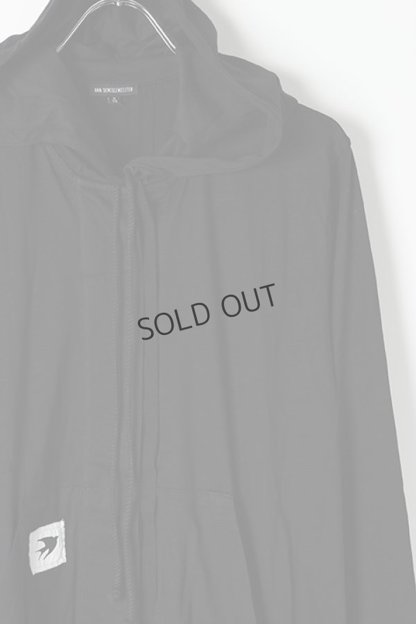 画像2: {SOLD}ANN DEMEULEMEESTER アンドゥムルメステール HOODIE ELMER BLACK+TIRIEL{2001-2420P-237-099-BLK-BJS} (2)
