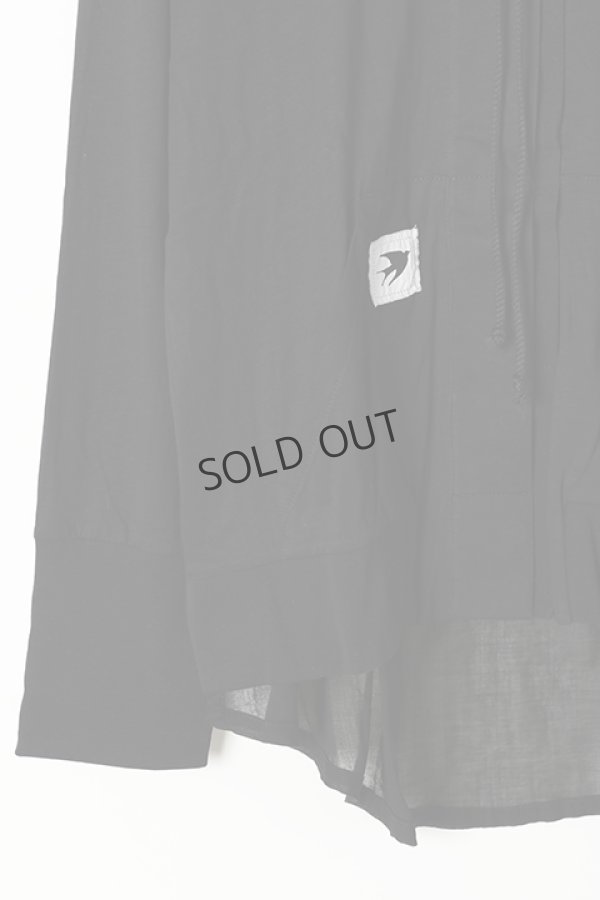 画像3: {SOLD}ANN DEMEULEMEESTER アンドゥムルメステール HOODIE ELMER BLACK+TIRIEL{2001-2420P-237-099-BLK-BJS} (3)