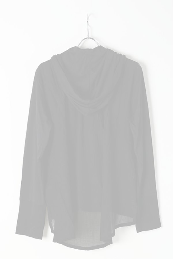 画像5:  {SOLD} ANN DEMEULEMEESTER アンドゥムルメステール HOODIE ELMER BLACK+TIRIEL {2001-2420P-237-099-BLK-BJS}  :20012420P237BK-38  (5)