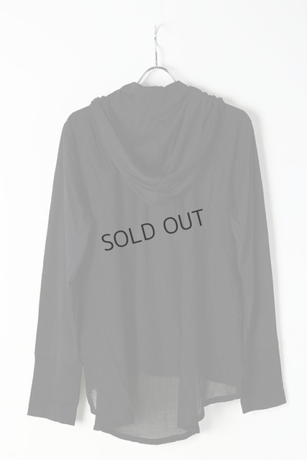 画像5: {SOLD}ANN DEMEULEMEESTER アンドゥムルメステール HOODIE ELMER BLACK+TIRIEL{2001-2420P-237-099-BLK-BJS} (5)