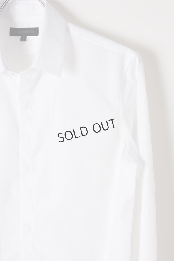 画像2: {SOLD}ANN DEMEULEMEESTER アンドゥムルメステール SHIRT BYRON WHITE{2007-3600-128-001-WHT-BJS} (2)