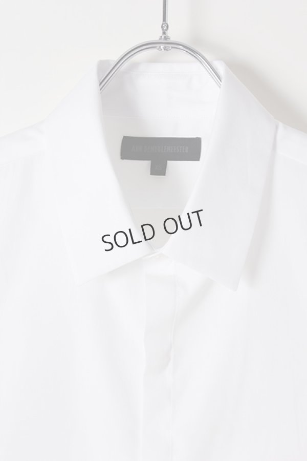 画像3: {SOLD}ANN DEMEULEMEESTER アンドゥムルメステール SHIRT BYRON WHITE{2007-3600-128-001-WHT-BJS} (3)