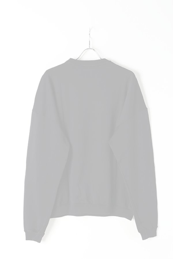 画像5:  {SOLD} ANN DEMEULEMEESTER アンドゥムルメステール SWEATER TRIKOT BLACK+BADGE+PRINT INDIGO {2007-3803-238-099-BLK-BJS}  :20073803238-BK-XS  (5)