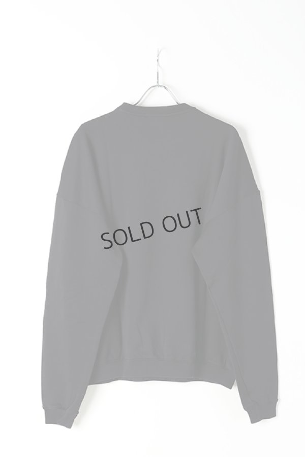 画像5: {SOLD}ANN DEMEULEMEESTER アンドゥムルメステール SWEATER TRIKOT BLACK+BADGE+PRINT INDIGO{2007-3803-238-099-BLK-BJS} (5)