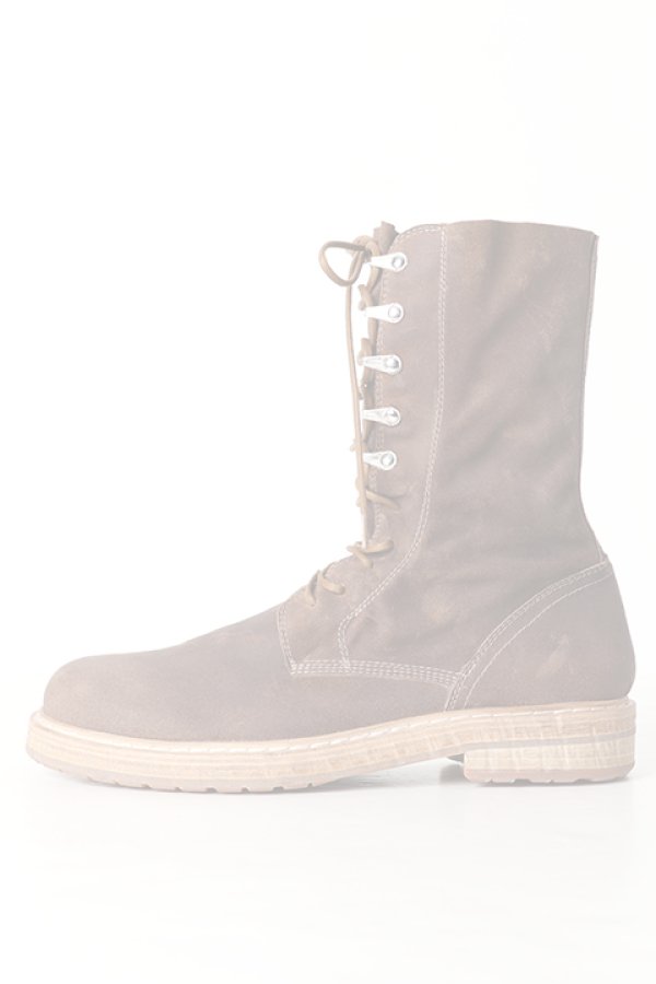 画像2:  {SOLD} ANN DEMEULEMEESTER アンドゥムルメステール SHOES SCAMOSCIATO INGRASSATO {2013-4210-354-065-TBC-BJS}  :20134210354-TB  (2)