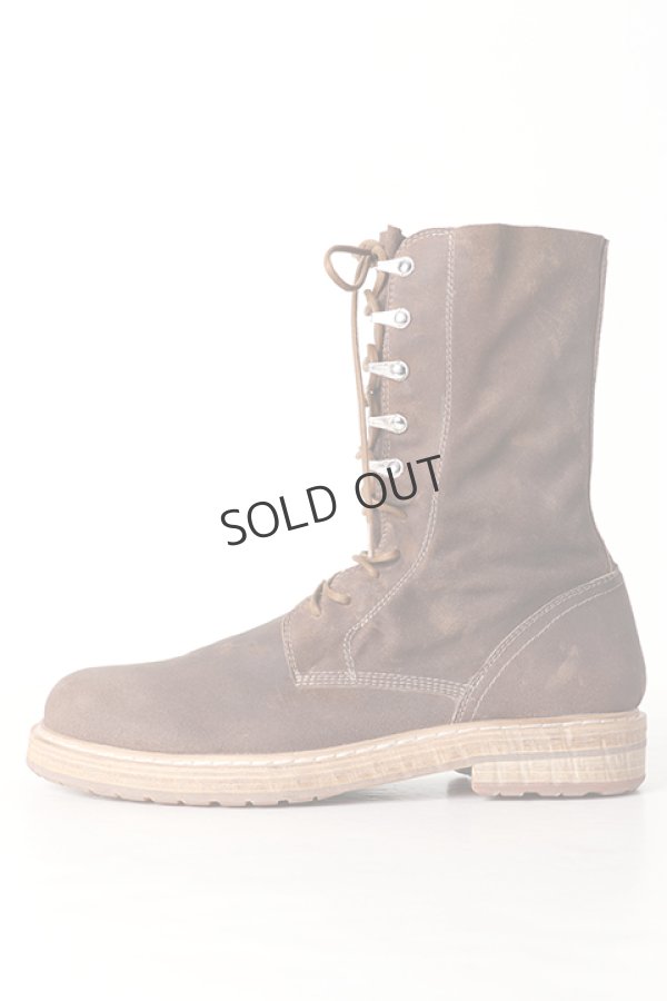 画像2: {SOLD}ANN DEMEULEMEESTER アンドゥムルメステール SHOES SCAMOSCIATO INGRASSATO{2013-4210-354-065-TBC-BJS} (2)