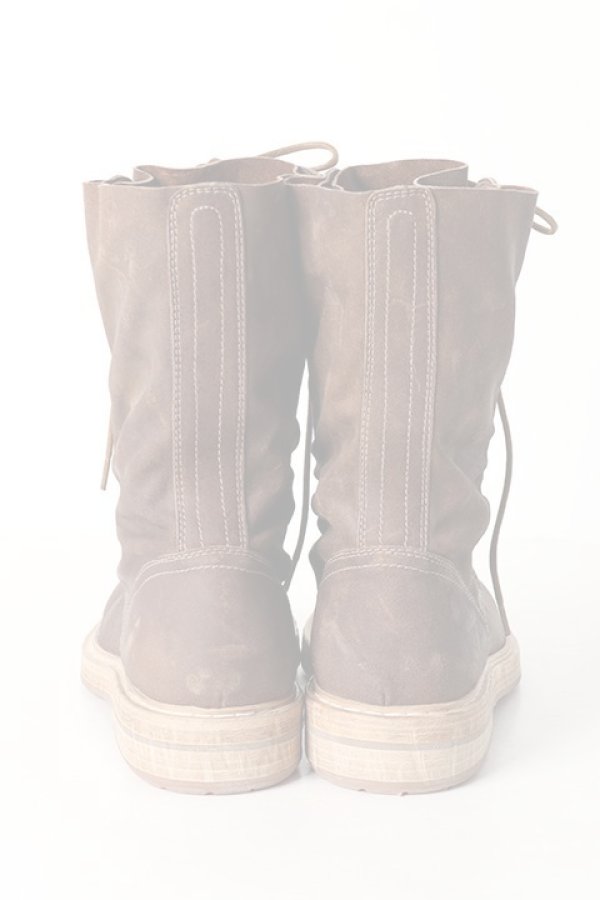 画像4:  {SOLD} ANN DEMEULEMEESTER アンドゥムルメステール SHOES SCAMOSCIATO INGRASSATO {2013-4210-354-065-TBC-BJS}  :20134210354-TB  (4)