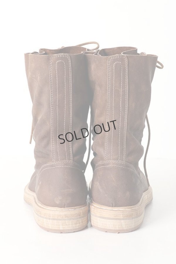 画像4: {SOLD}ANN DEMEULEMEESTER アンドゥムルメステール SHOES SCAMOSCIATO INGRASSATO{2013-4210-354-065-TBC-BJS} (4)