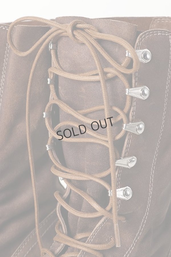 画像5: {SOLD}ANN DEMEULEMEESTER アンドゥムルメステール SHOES SCAMOSCIATO INGRASSATO{2013-4210-354-065-TBC-BJS} (5)