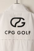 画像5: 【24SS新作】CPG GOLF シーピージーゴルフ ロゴパイピングつきモックネックシャツ{-BDS} (5)