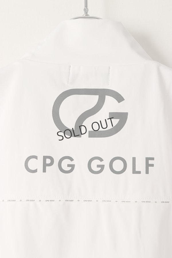 画像5: CPG GOLF シーピージーゴルフ ロゴパイピングつきモックネックシャツ{-BDS} (5)