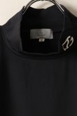 画像2: 【24SS新作】CPG GOLF シーピージーゴルフ ロゴパイピングつきモックネックシャツ{-BDS} (2)