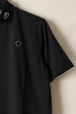 画像3: 【24SS新作】CPG GOLF シーピージーゴルフ ロゴパイピングつきモックネックシャツ{-BDS} (3)