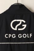 画像5: 【24SS新作】CPG GOLF シーピージーゴルフ ロゴパイピングつきモックネックシャツ{-BDS} (5)
