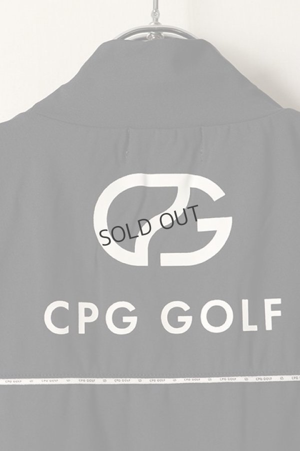 画像5: {SOLD}CPG GOLF シーピージーゴルフ ロゴパイピングつきモックネックシャツ{-BDS} (5)