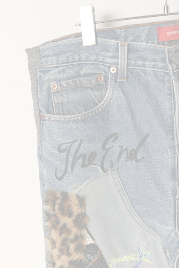 画像2:   guernika ゲルニカ Denim Pants (Mixed Media){-BDA}{E-} (2)