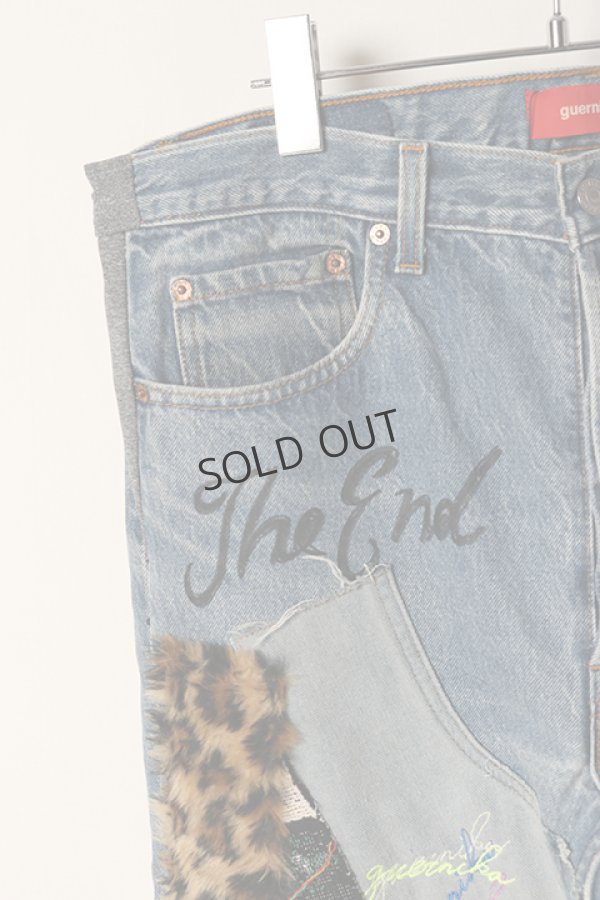 画像2: {SOLD}guernika ゲルニカ Denim Pants (Mixed Media){-BDA}{E-} (2)