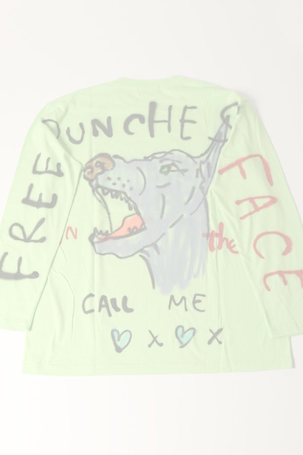 画像5:   guernika ゲルニカ Paint Longsleeve T{-BDA}{E-} (5)