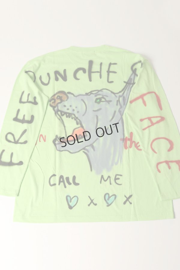 画像5: {SOLD}guernika ゲルニカ Paint Longsleeve T{-BDA}{E-} (5)