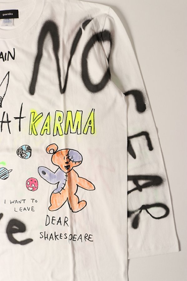 画像3: guernika ゲルニカ Paint Longsleeve T{-BDA}{E-} (3)