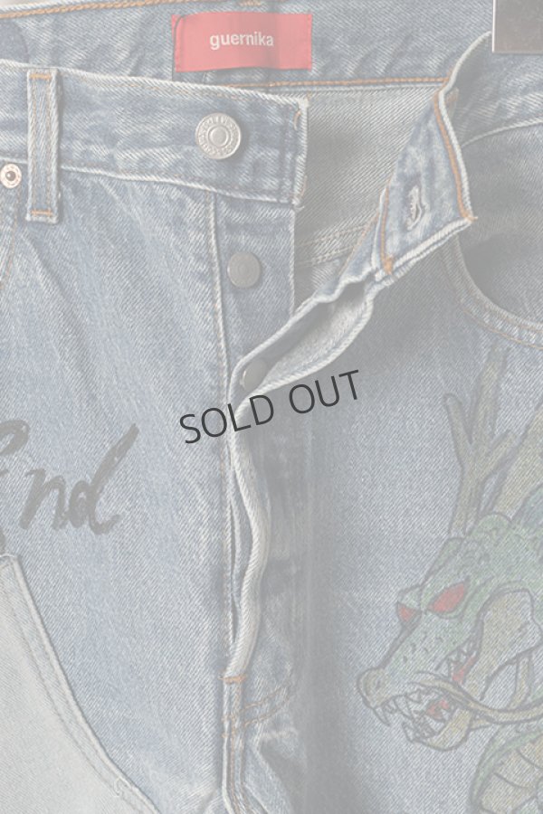 画像3: {SOLD}guernika ゲルニカ Denim Pants (Mixed Media){-BDA}{E-} (3)