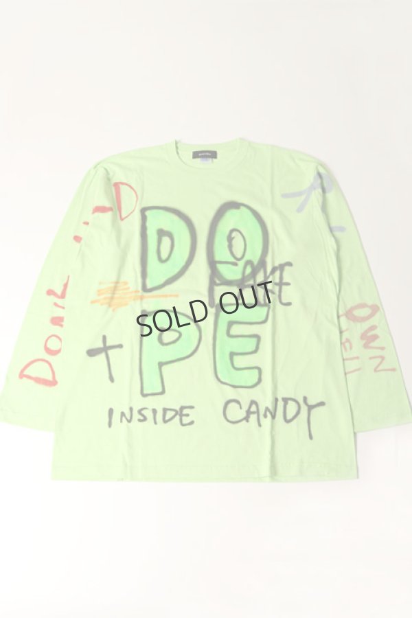 画像1: {SOLD}guernika ゲルニカ Paint Longsleeve T{-BDA} (1)