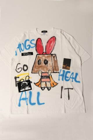 guernika ゲルニカ グラフィティアート トレーナー XL SOLD}guernika ゲルニカ Hand Painted T-shirt{-BDA} - underbar