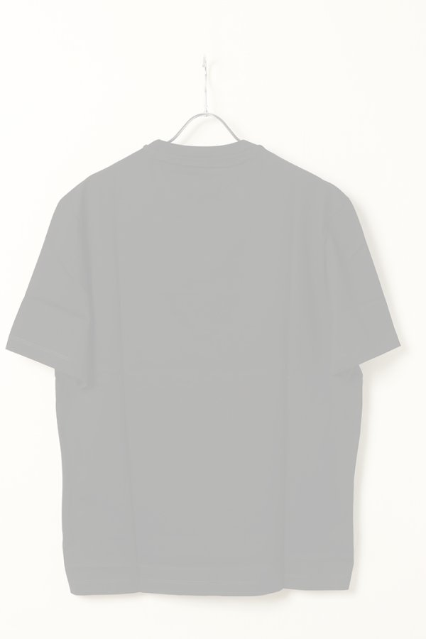画像5:   VERSACE ヴェルサーチ 刺繍入り メドゥーサ ミラノ Tシャツ {1013302-1A11054_1B000-BDA}  :1A11054-1B000  (5)