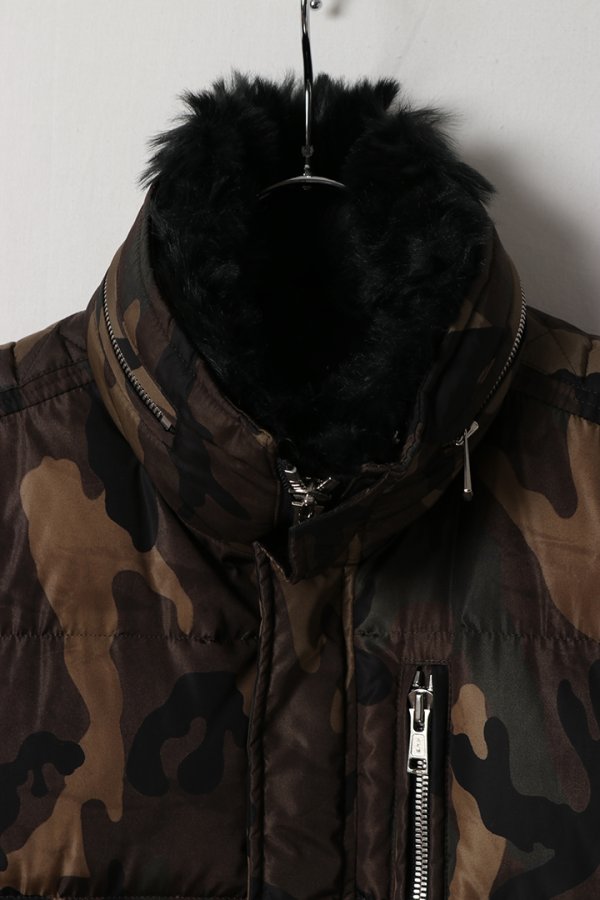 画像2: 【 30%OFF セール143,000円→100,100円】 AKM エイケイエム LIMONYA CAMO FLIGHT DOWN VEST{-AEA} (2)