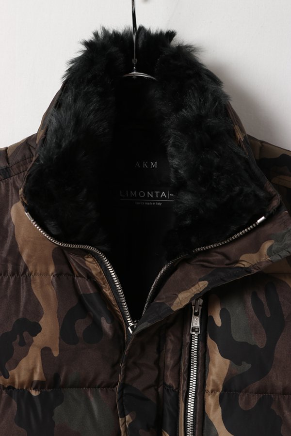 画像3: 【 30%OFF セール143,000円→100,100円】 AKM エイケイエム LIMONYA CAMO FLIGHT DOWN VEST{-AEA} (3)