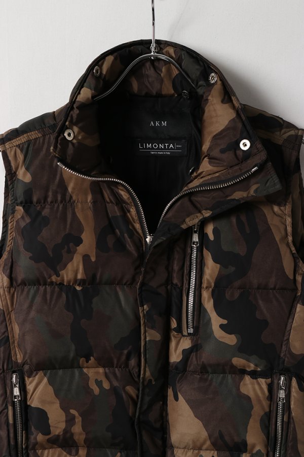 画像4: 【 30%OFF セール143,000円→100,100円】 AKM エイケイエム LIMONYA CAMO FLIGHT DOWN VEST{-AEA} (4)