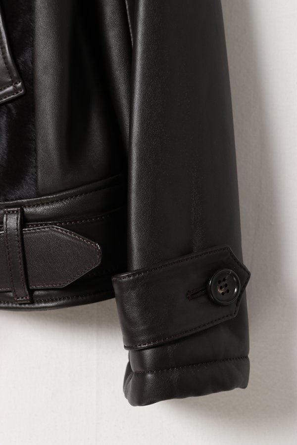 画像4: 【 30%OFF セール385,000円→269,500円】 AKM エイケイエム UNBORN CALF/LAMB GRIZZLY{-ADA} (4)