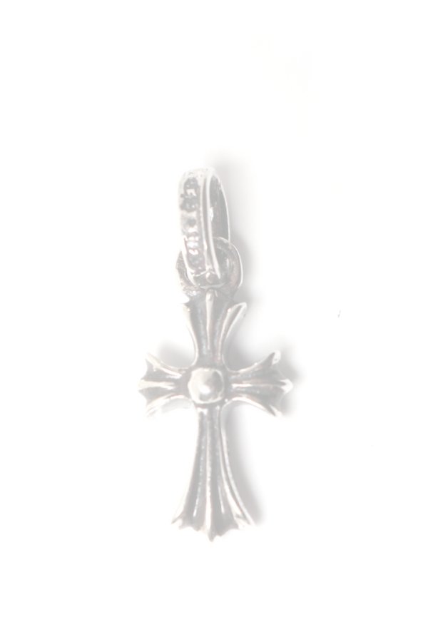 画像2:  {SOLD} CHROME HEARTS クロムハーツ CHクロス ベビーファット パヴェブラックダイヤチャーム シルバー {-BES}  :CH202501-18-SLV-F  (2)