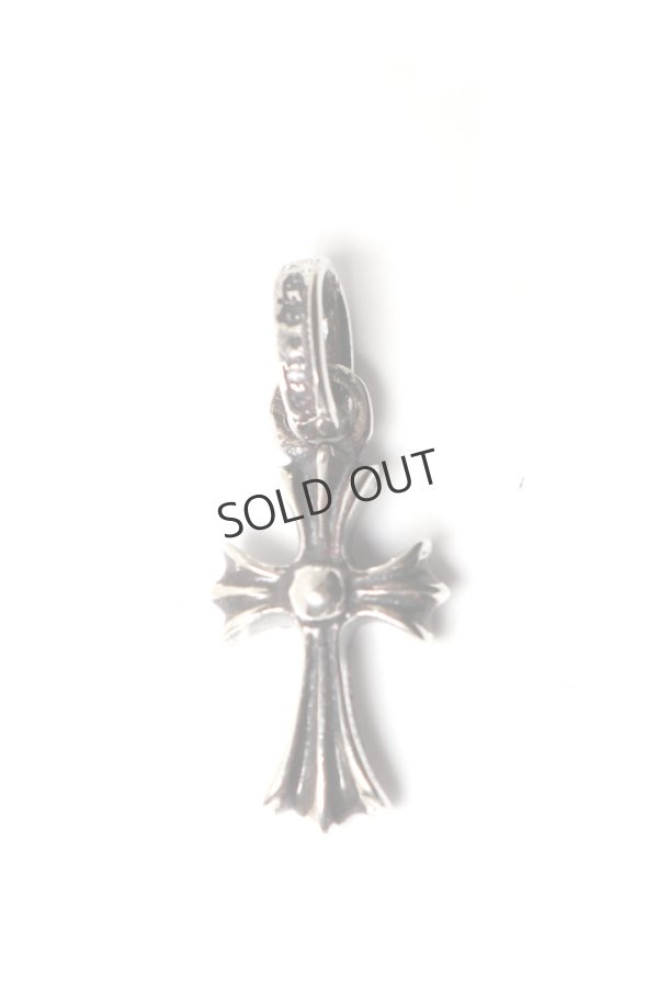 画像2: {SOLD}★海外買付 新品 インボイス付 CHROME HEARTS クロムハーツ CHクロス ベビーファット パヴェブラックダイヤチャーム シルバー{-BES} (2)