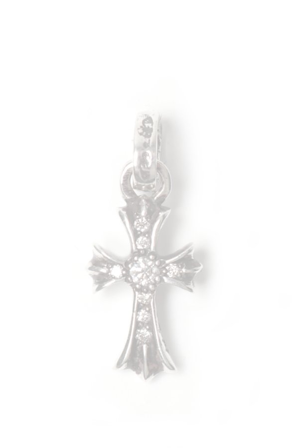 画像1:  {SOLD} CHROME HEARTS クロムハーツ CHクロス ベビーファット パヴェダイヤチャーム シルバー {-BES}  :CH202501-13-SLV-F  (1)