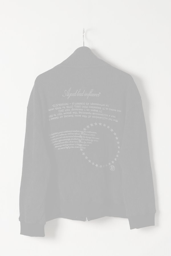 画像5: a good bad influence アグッドバッドインフルエンス WAFFLE TRACK TOP{-BES} (5)