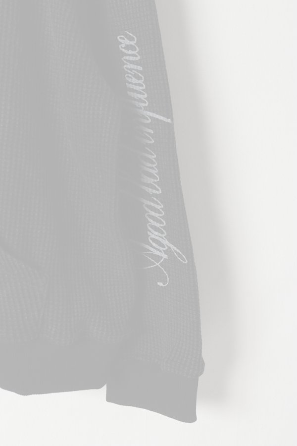 画像3: a good bad influence アグッドバッドインフルエンス WAFFLE TRACK TOP{-BES} (3)